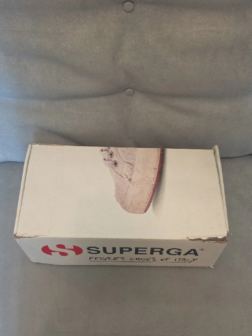 Superga White Low-Top Canvas Sneakers